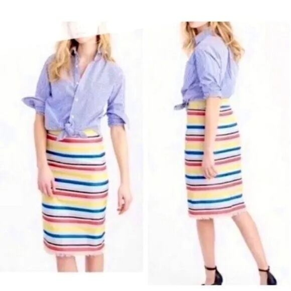 J.‎ Crew Striped Skirt